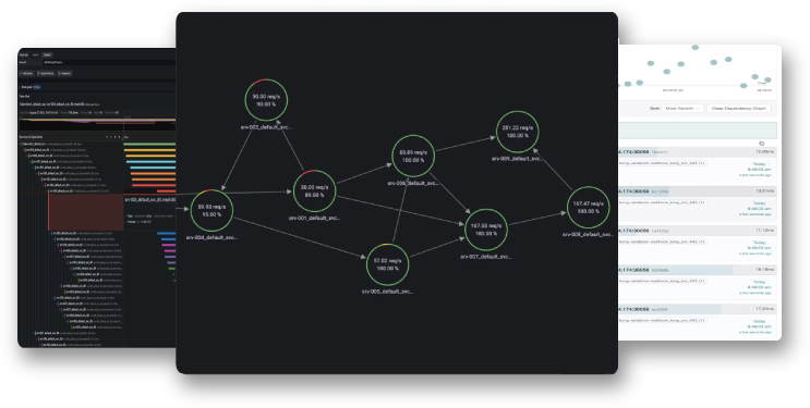 Screenshot of the Kuma Observability